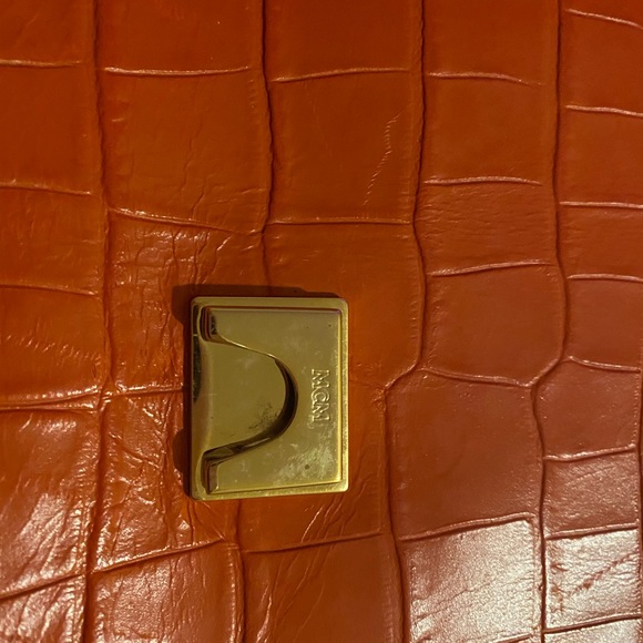 MCM clutch/shoulder Studded Bag - Picture 2 of 12